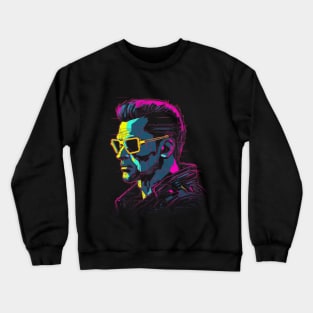 Techno Future - Cyberpunk Dystopia Crewneck Sweatshirt